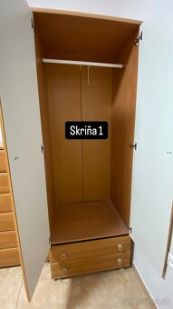 Skrine, komoda a botník na predaj, a za odvoz BA - 4