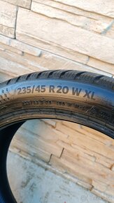 Predám 2ks Zimné Continental TS870P 235/45R20 - 4