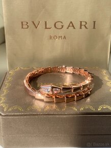 BVLGARI Serpenti Viper náramok, Rose gold - 4