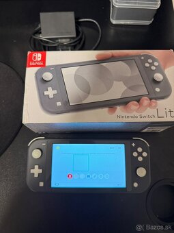 predam nintendo switch lite v šedej farbe k nintendu je orig - 4