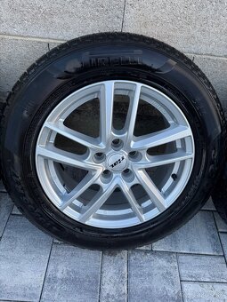 Alu disky R17 obuté na zimných pneu 215/65/17 Pirelli - 4