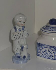 Keramika, aróma lampy, sošky do modra - 4