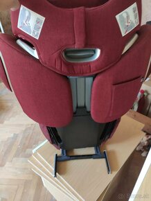 Predám autosedačku Cybex Q2-fix Plus, 15-36kg, Mars Red - 4