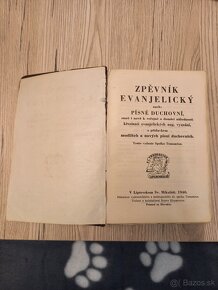 Kožený Zpěvník evanjelický aneb písně duchovní, r. 1940 - 4