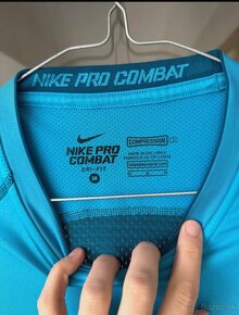 Nike pro combat - compresne tricko - 4