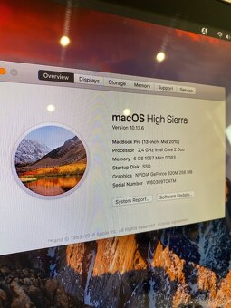 MacBook PRO 2010, 13", 6GB RAM, SSD - 4