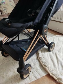 Kočik Cybex coya Sepia black s rosegold podvozkom - 4