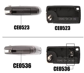 Peugeot & Citroen obal autokľúča - 4