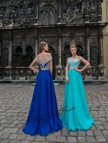 Spoločenské šaty - kráľovská modrá - 4