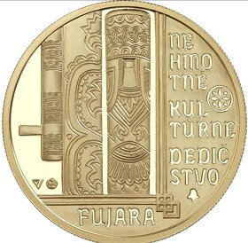 Zlata zberatelska minca 100€ Fujara 2021 - 4