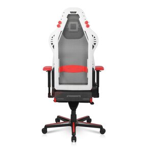 DXRACER AIR MESH GAMING CHAIR D7200 - WHITE & RED - 4