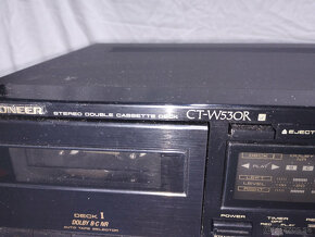 Pioneer CT-W530R stereo double cassette deck - 4