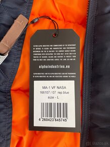 Alpha Industries MA-1 VF NASA - 4