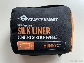 Vlozka SEA TO SUMMIT Silk Liner Mummy With Hood - 4