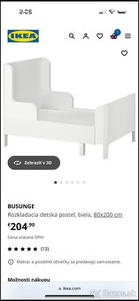 Rastúca posteľ Busunge IKEA - 4