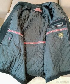 Pánsky flaušový kabát čierny - 4