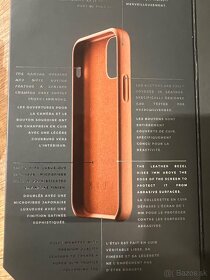 Mujjo kryt Full Leather Case pre iPhone 12 mini - 4