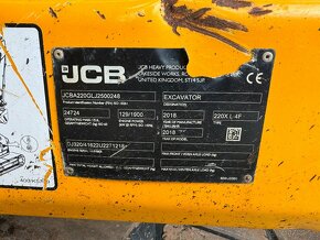Jcb 220XLC /2018 ,5700 hodin pasovy bager - 4