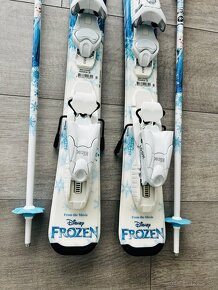 Predám dievčenské Lyže Rossignol Frozen 80cm + palice - 4