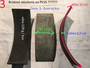 Brzdové a spojkové obloženia Tatra - PV3S - Liaz - 4