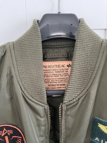 Alpha Industries bunda - olivova zimná - 4