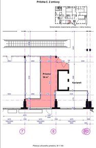 Na prenájom obchodný priestor v budove, 38 m2 - 4