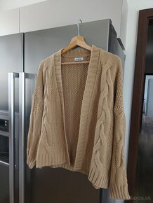 COIN hnedý cardigan S-M - 4