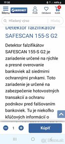 Novy detektor bankoviek Safe scan 155s - 4