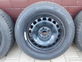 Predám Zimné plechové disky 215/60 R16 BRIDGESTONE - 4