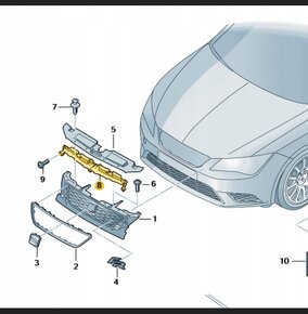 Deflektor Seat Leon 5f 2013-2017 - 4