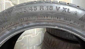 4x zimní pneumatiky Continental 235/45 R18 V XL - 4