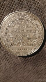 Medaila vzácna, ako nová výstava architektúry 1898 - 4
