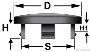 stredové krytky KIA 60mm - 4