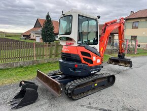 Minibagr Kubota U25-3 pouze 2700mth,hyd.svah, 2,6t - 4