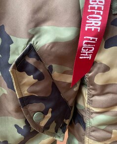 Alpha Industries bunda bombera Camo Bomber velkosť XS (S) - 4