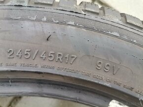 245/45 R17 zimné pneumatiky Michelin - 4