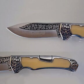 Nôž vreckový Kandar White Bone 21/9cm - 4