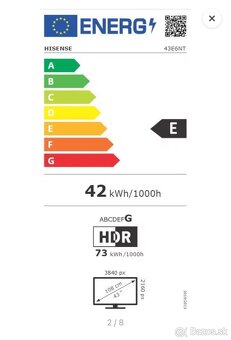 Televizor Hisense 43E6NT - 4