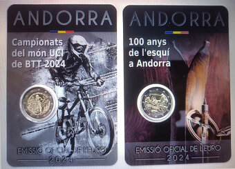 2x 2€ pamätná minca Andorra 2024 - 4