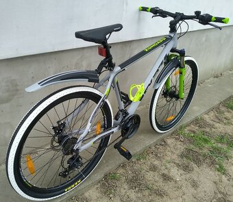 Horský ZUNDAPP 27,5 kolesá 19 hliníkový rám 3x7 Shimano - 4