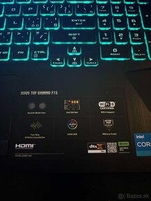 Predám herný notebook ASUS TUF GAMING F15 - 4