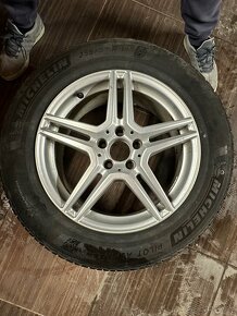 Zimná sada 255/55 r18 Michelin, disky Mercedes ML, 5x112 - 4