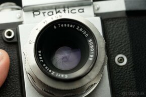 Praktica FX + CZJ Tessar 50mm f2,8 silver slim M42 - 4