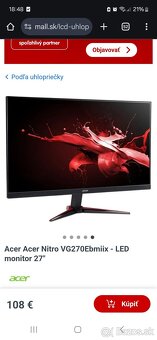 Acer Acer Nitro VG270Ebmiix - LED monitor 27" - 4