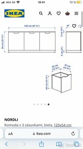 Komoda Nordli Ikea - 4