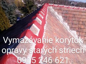 Vymazávanie korýtok oprava komínov 0915 246 621 - 4