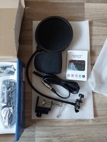 Set mikrofónu + bluetooth zvuková karta pre streamerov - 4