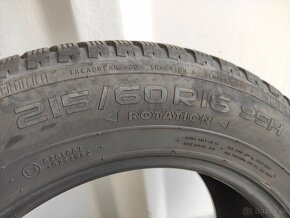 Predám zimné pneumatiky NOKIAN WR D3, 215/60 r16 - 4