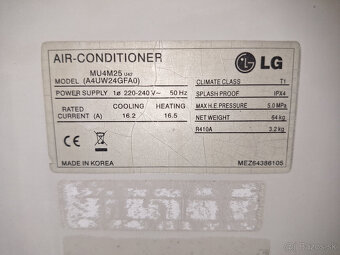 LG MULTISPLIT - MU4M25 inverter (štvorča) - 4