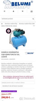 Domáca vodárnička Belumi  CAM XJWm/15M/50 50L ležatá - 4